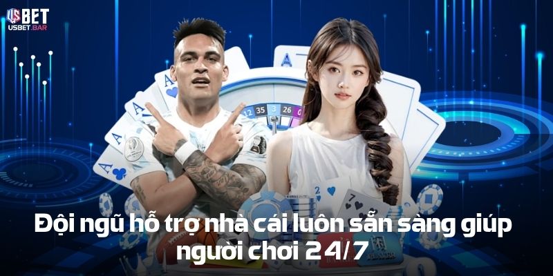 Đăng Nhập USBET Đội ngũ hỗ trợ nhà cái luôn sẵn sàng giúp người chơi đăng nhập Usbet